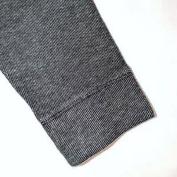 Tommy Bahama Men's | Cotton Quarter Zip Pullover Sweatshirt Black Gray | Medium - Picture 9 of 12